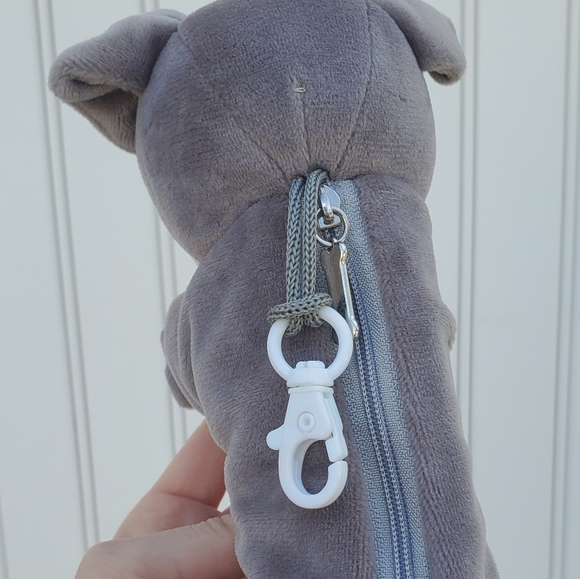 New Schnauzer Dog Zippered Bag Pouch Stuffed Animal - Picture 5 of 6